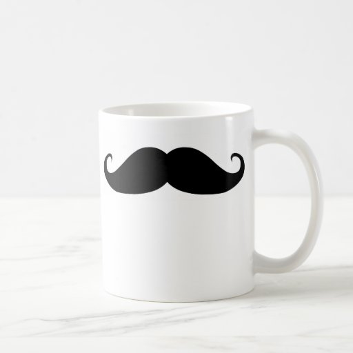 Schnurrbartbecher Kaffee Haferl