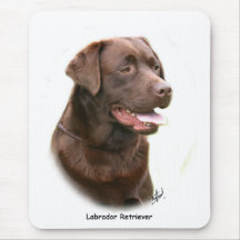 Schokolade Labrador retriever Mauspads