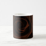 Schokoladenbraune Rosen-Kaffeetasse