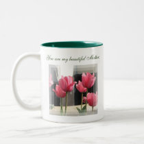 Schöne Mutter-Blumenbecher tassen