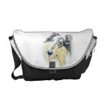 Schöne raue Colliehundekunst Kuriertasche