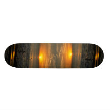 Schöner Sonnenuntergang: Perth, Australien Skateboardbretter