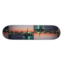 Schöner Sonnenuntergang: Sonnenuntergang weg von e Individuelle Skateboarddecks