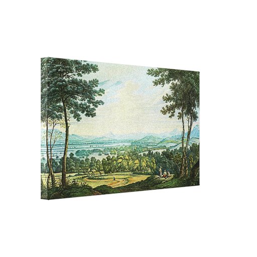 Schottische Landschaft wickelte Leinwand-Druck ein Galerie Faltleinwand