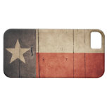Schroffe hölzerne Texas-Flagge iPhone 5 Hülle