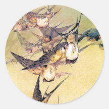 Schwalben Aufkleber