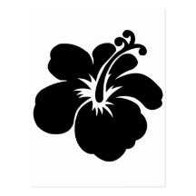 Schwarzaloha Blume Postkarten