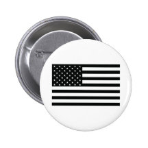schwarze Flagge Obama Amerika USA Anstecknadelbutton
