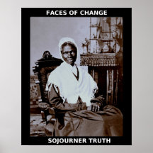 Schwarze Geschichtsmonats-Helder - Sojourner-Wahrh Posterdruck