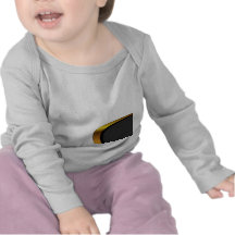 Schwarze Lilie getrimmt in Gold T-shirt