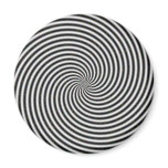 Schwarze u. weiße Täuschungs-Spirale