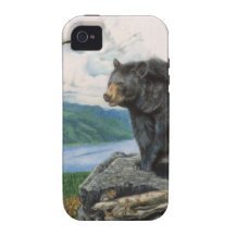 Schwarzer Bär Ridge Case-Mate iPhone 4 Case