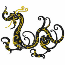 Schwarzer Drache - Polo