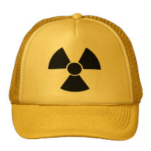 Schwarzer Kernwaffe Baseball Caps