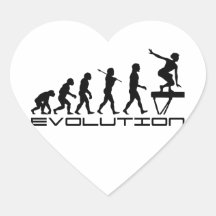Schwebebalken-Gymnastik-Sport-Evolutions-Kunst Aufkleber