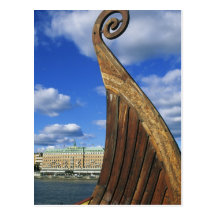 Schweden, Stockholm, Hafen, von Gamla Stan, Postkarten