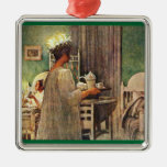 Schwedische Familien und Kinder Carl Larssons Weihnachtsornament