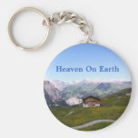 Schweizer Haus und Alpen Schlüsselbänder