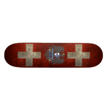 Schweizer Skateboard-Plattform Bedrucktes Skateboard
