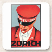 Schweizerhof Zürich Untersetzer