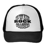 Schwimmen trainiert Felsen-Geschenk Retrokappe