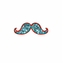 SCINTILLEMENT BLEU DRÔLE DE MOUSTACHE PHOTO SCULPTURES