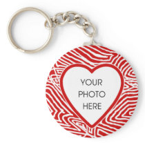 Scribbleprint Herz-GrenzeKeychain Schablone