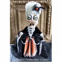 Sculpture en photo de la Reine de Halloween Photo En Relief