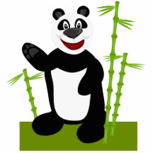 Sculpture mignonne superbe en panda photo en relief