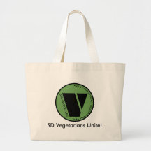 Sd-Vegetarier vereinigen! Taschen-Tasche