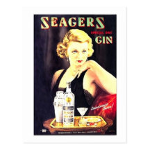 Seagers Gin Postkarten