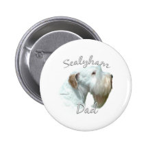 Sealyham Terrier Vati 2 Anstecknadelbutton