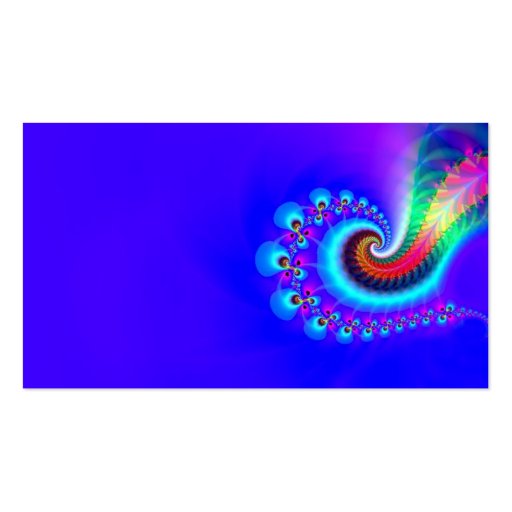 Sechzigerjahre Psychedelia Visitenkartenvorlage