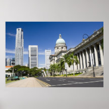 Secteur central de Singapour Posters