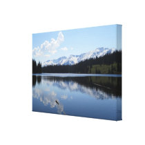 See-Gebirgslandschaftlicher Schönheits-Foto-Druck