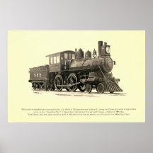 See-Ufer und südliche Eisenbahn Co. Michigans Poster