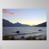 See Wakatipu am Sonnenuntergang, Queenstown, NZ