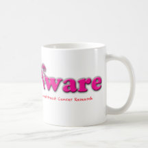 Seien Sie bewusstes Brustkrebs-Bewusstsein Kaffee Haferl