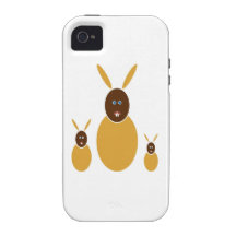 Senf-Häschen Case-Mate iPhone 4 Case
