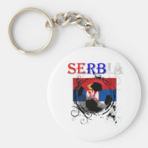Serbien-Logoflagge Srbija Geschenke für Fußball tr Schlüsselbänder