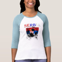 Serbien-Logoflagge Srbija Geschenke für Fußball tr Hemden
