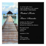 Serenade-Anlegestellen-Malediven-Strand-Hochzeit - Individuelle Einladungskarte