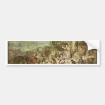 Sermon de Jean-Baptist par Rembrandt Harmensz. Autocollants Pour Voiture