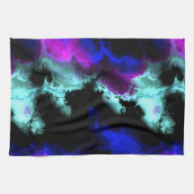 Serviette de cuisine de l'art 3-7 de fractale serviette pour les mains