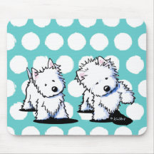 Shadowboxing Westies Mauspads