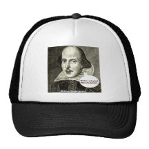 Shakespeare-Zitat; Verbessern Sie einen geistreich Retrocap