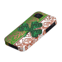 shamrock de damassé coques iPhone 4