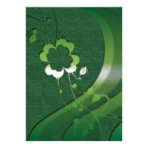 Shamrock élégant de Jour de la Saint Patrick Cartons D'invitation
