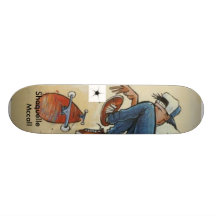 Shaquelle McCall-Unterschrift Brett Skateboard Brett