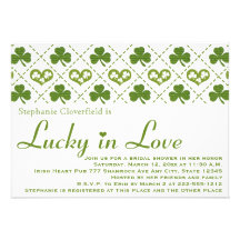 Sharmock et invitations nuptiales de douche de coe
